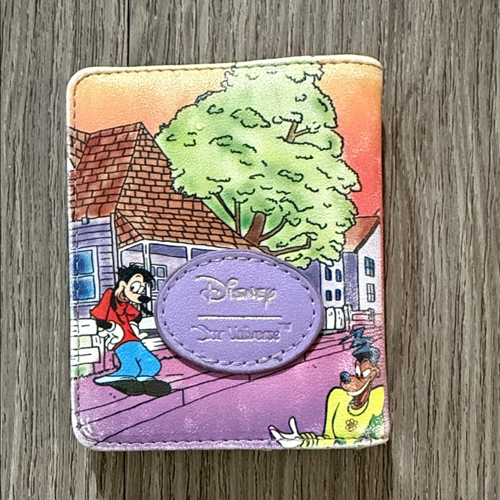 Disney Our Universe Goofy Movie WELCOME TO SPOONERVILLE Cardholder Wallet HTF